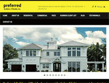 Tablet Screenshot of preferredbuilders.net
